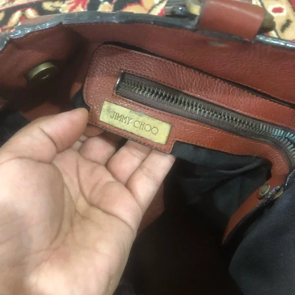 Authentic Jimmy choo preloved bag - Picture 6 of 7